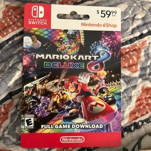 Nintendo switch Mario kart game